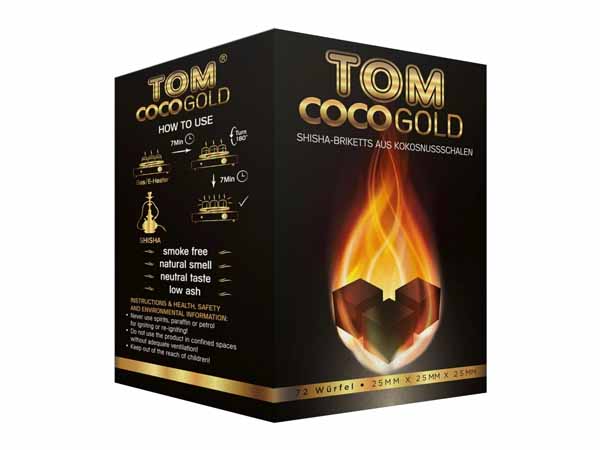 Caja carbn Tom Coco Gold 1kg